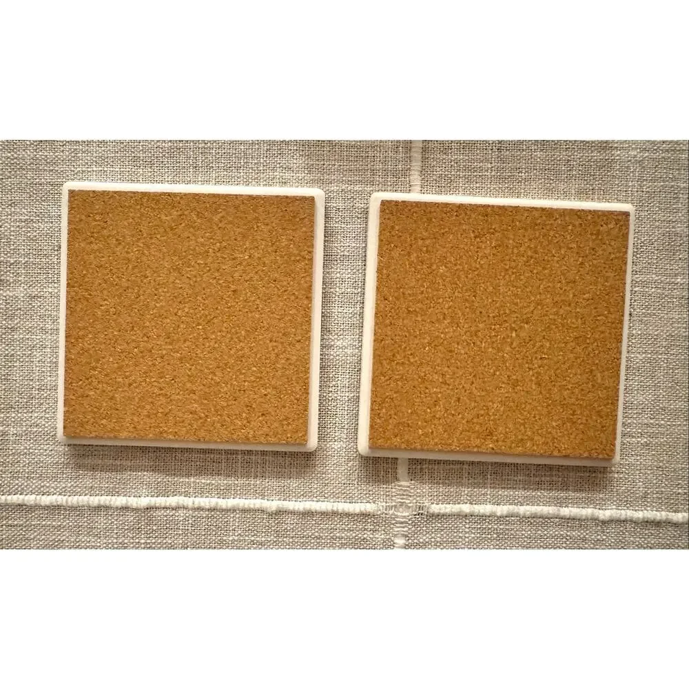 Italian Summer Coasters Set of 2 | Amalfi Coast Inspired Tile Coasters